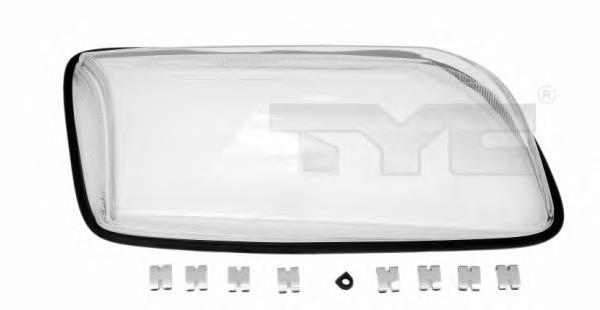 9178525 Volvo Скло фари лівої