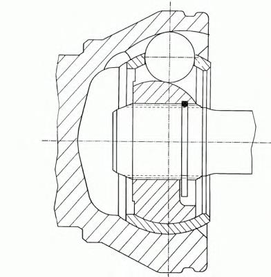 ШРУС зовнішній передній 304458 Loebro