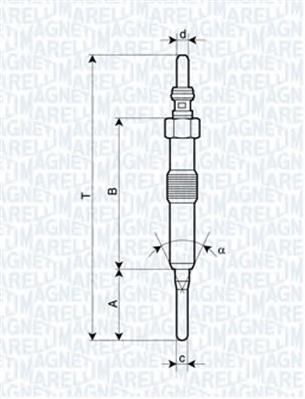 062900089304 Magneti Marelli Свічки розжарювання