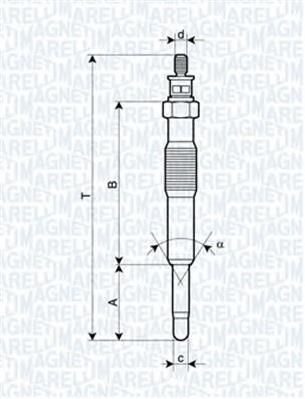 062900017304 Magneti Marelli Свічки розжарювання