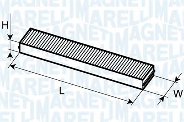 Фільтр салону 350203062470 Magneti Marelli