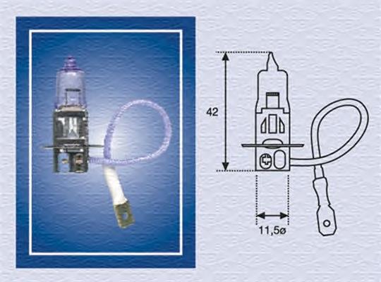 Лампочка галогенна 002554100000 Magneti Marelli