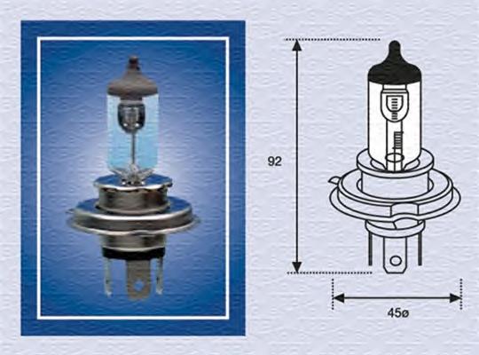 Лампочка галогенна Magneti Marelli 002156100000