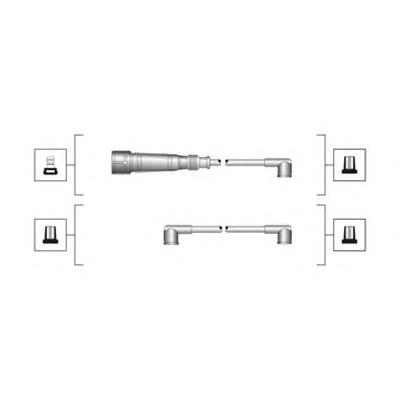 941319170065 Magneti Marelli Проводи високовольтні