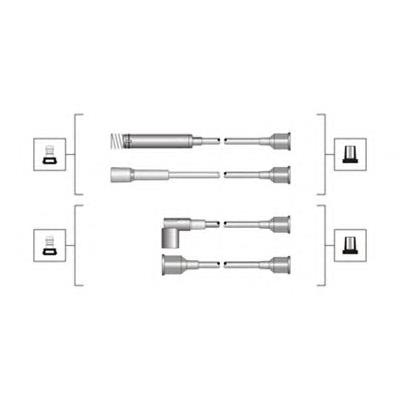 941319170064 Magneti Marelli Проводи високовольтні