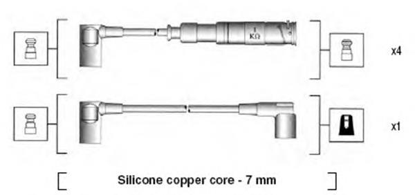 941115020651 Magneti Marelli Проводи високовольтні