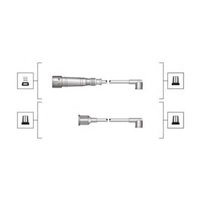 941319170017 Magneti Marelli Проводи високовольтні