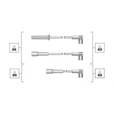 941319170021 Magneti Marelli Проводи високовольтні