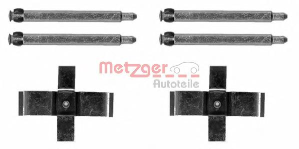 1091713 Metzger ремкомплект гальмівних колодок