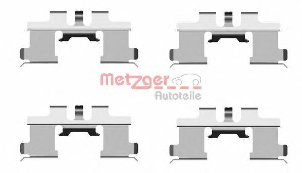 Комплект пружинок кріплення дискових колодок, передніх 4605A342 Mitsubishi