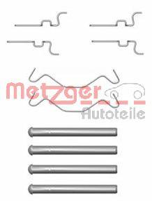 1091683 Metzger комплект пружинок кріплення дискових колодок, задніх