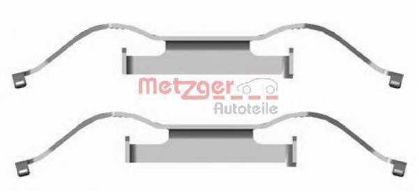 Ремкомплект гальмівних колодок Metzger 1091681 ціна, від 6.10 USD