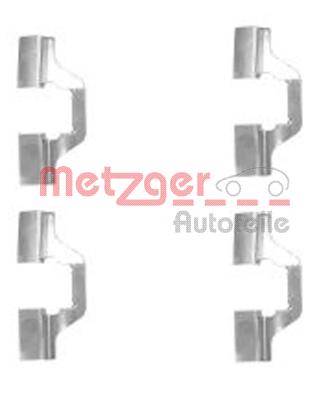 1091749 Metzger пластина протискрипна кріплення гальмівної колодки, задня