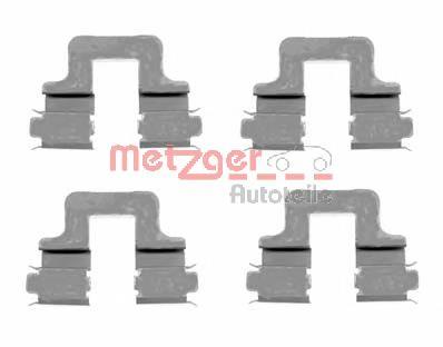 1091606 Metzger комплект пружинок кріплення дискових колодок, задніх