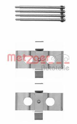 1091635 Metzger комплект пружинок кріплення дискових колодок, передніх