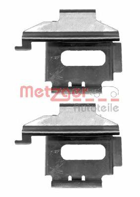 1091282 Metzger комплект пружинок кріплення дискових колодок, передніх