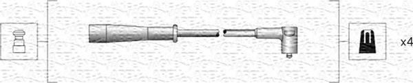 Дроти запалювання Magneti Marelli 941318111130 ціна, від 13.11 USD