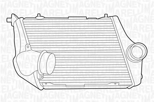 4E0145806G VAG радіатор интеркуллера