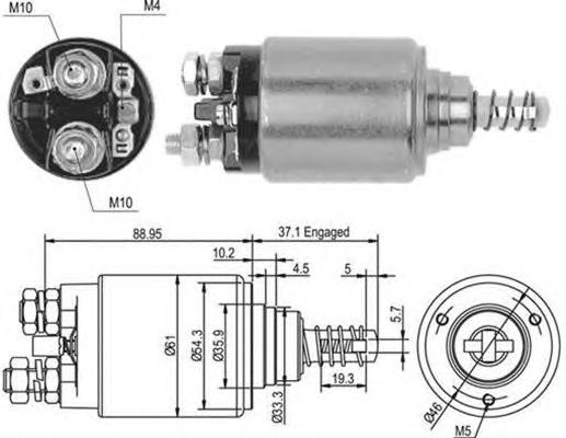 Втягуюче стартера Bosch 0331402048