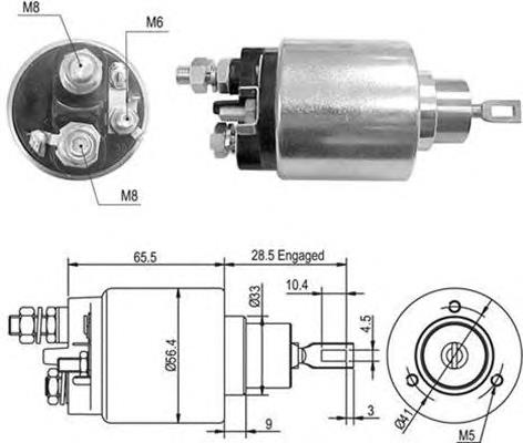Купити 940113050429 Magneti Marelli Втягуюче реле стартера