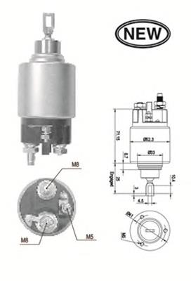 940113050554 Magneti Marelli Тягове реле стартера