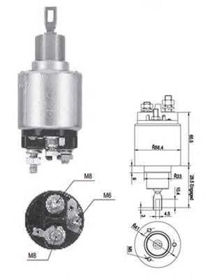 Реле втягуюче стартера MAGNETI MARELLI 940113050558