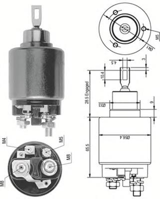 Реле втягуюче стартера 940113050124 Magneti Marelli