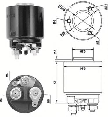 Купити 940113050140 Magneti Marelli Втягуюче реле стартера