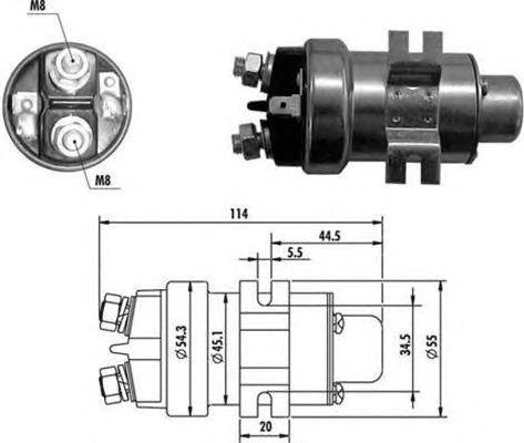 Купити 940113050019 Magneti Marelli Втягуюче реле стартера