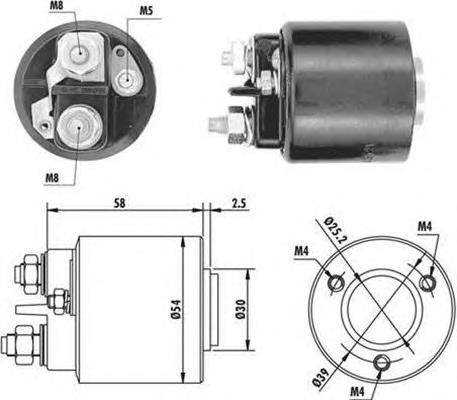 Реле втягуюче стартера 940113050059 Magneti Marelli