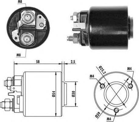 940113050060 Magneti Marelli Тягове реле стартера