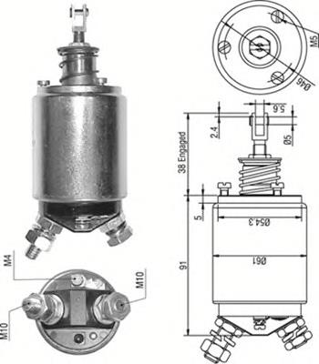 Реле втягуюче стартера 940113050254 Magneti Marelli