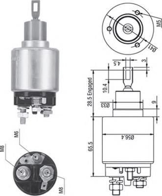 Контактор Magneti Marelli 940113050271 ціна, від 25.17 USD