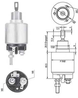 Реле втягуюче стартера 940113050325 Magneti Marelli