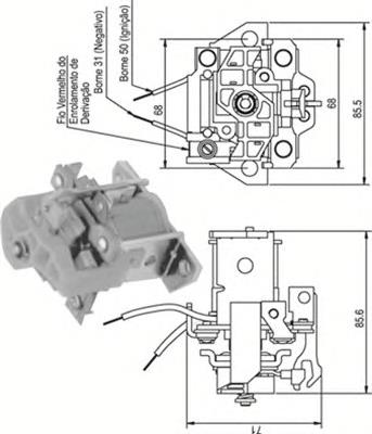 Реле втягуюче стартера 940113050338 Magneti Marelli