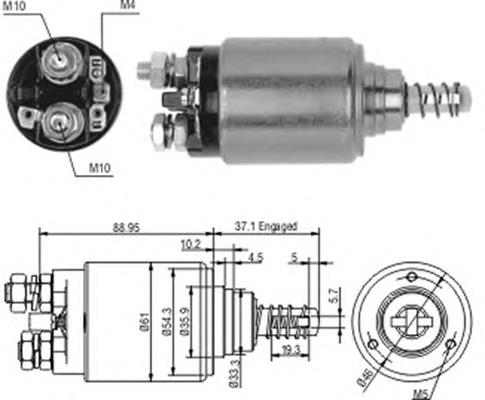 Втягуюче реле стартера 0331402037 Bosch