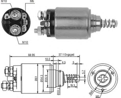 Контактор Magneti Marelli 940113050186 ціна, від 33.46 USD