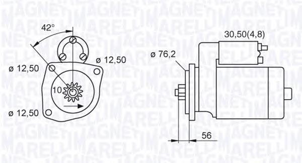 Стартер 063521230120 Magneti Marelli