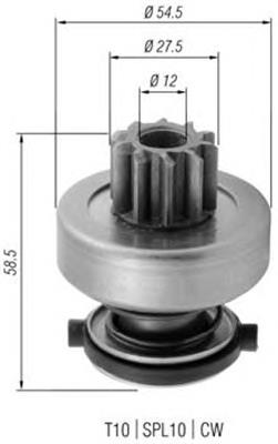 Бендикс стартера 940113020376 Magneti Marelli