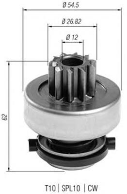 Бендикс стартера 940113020398 Magneti Marelli