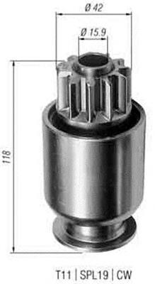 Бендикс стартера SD0079P AS/Auto Storm