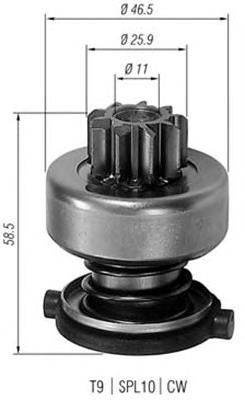 Бендикс стартера 940113020200 Magneti Marelli