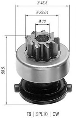 940113020136 Magneti Marelli Привід стартера бендикс
