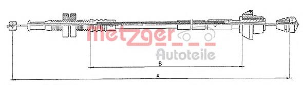 Трос газу 152044 Linex