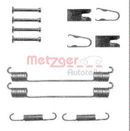 Ремкомплект задніх гальм 1050883 Metzger