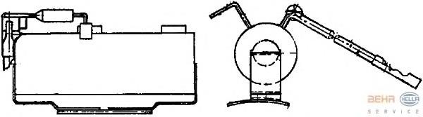9ML351029111 HELLA Регулятор оборотів пічки