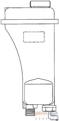 Бачок системи охолодження 8MA376705411 HELLA
