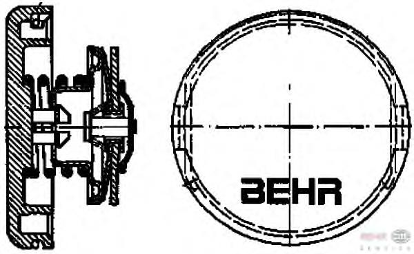 Кришка/пробка розширювального бачка 8MY376742231 HELLA