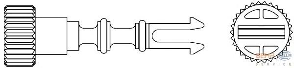 9NS376747041 HELLA Кришка / пробка радіатора