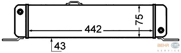 Радіатор масляний Mercedes A0011889401 ціна, від 577.09 USD